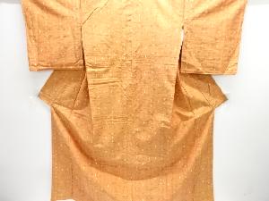 未使用品　絣柄織り出し手織り紬着物